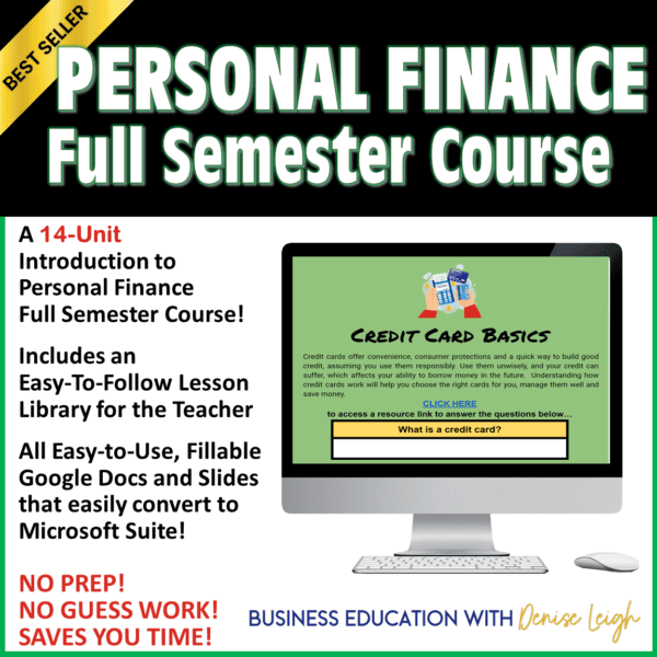 ersonal Finance Class for High School