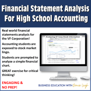 Accounting Financial Statement Analysis lesson