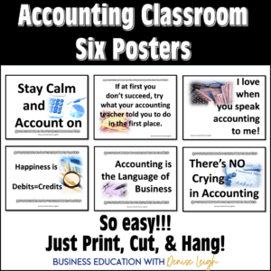 Accounting Class Posters