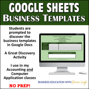 Google Sheets Business Docs Templates Lesson