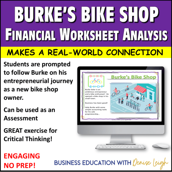 Financial Worksheet Analysis Lesson