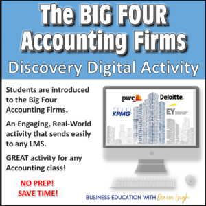 Big Four Accounting Firms Lesson