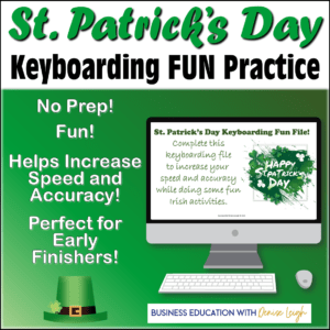 St. Patrick's Day Keyboarding