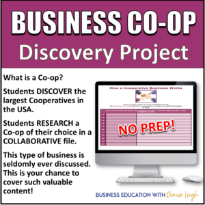 Business Cooperative lesson