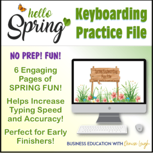 Spring Keyboarding Lesson