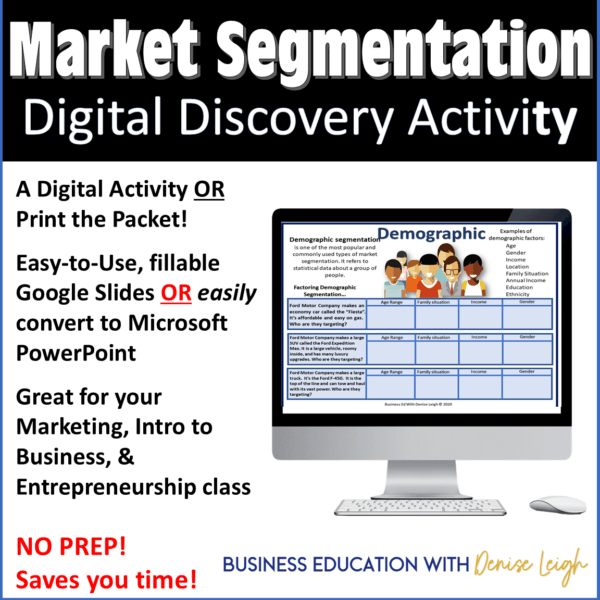 Marketing Segmentation Activity