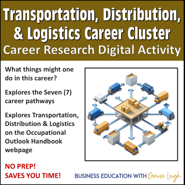Transportation, Distribution & Logistics Career Cluster lesson