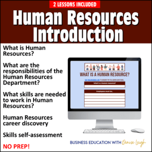 Human Resources Introduction Lesson