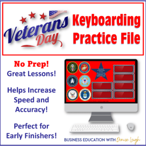 Veterans Day Keyboarding