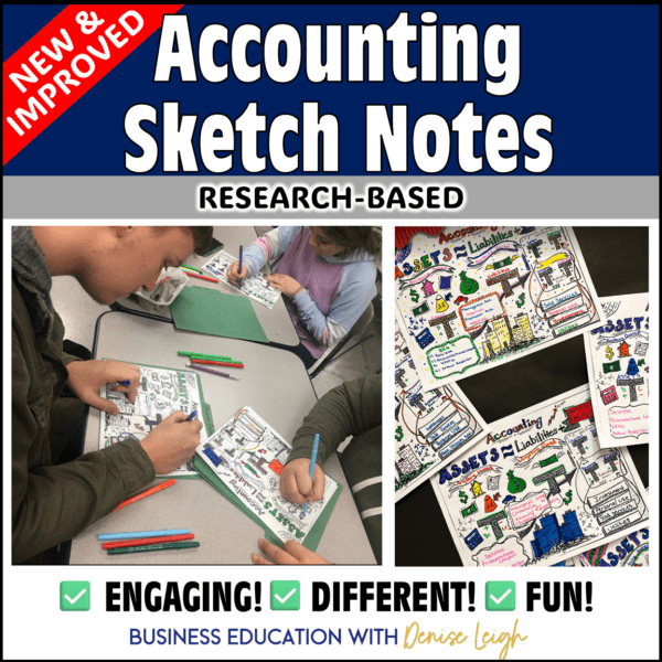 Accounting Class Sketch Notes Activity