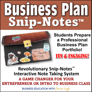 Business Plan Snip Notes