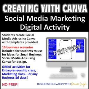 Canva Social Media activity