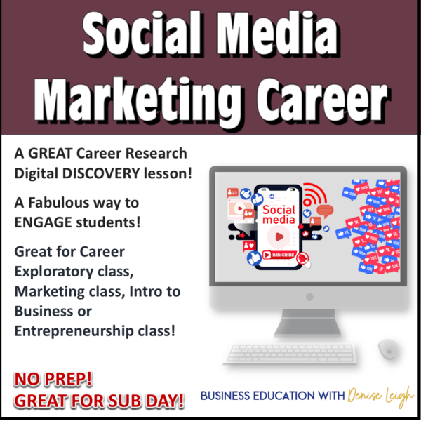 Social Media Marketing Career lesson