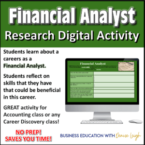 Financial Analyst Career Lesson