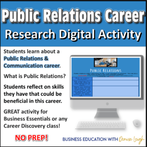 Public Relations Career Lesson