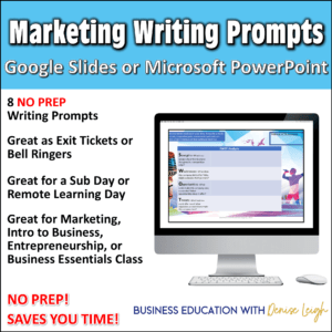 Marketing Writing Prompts