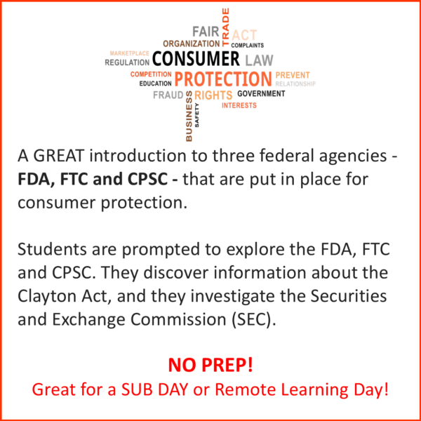 Federal Agencies Consumer Protection Lesson