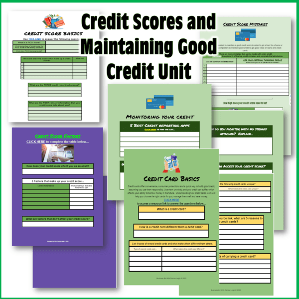 Credit Scores and Credit Cards