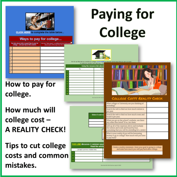 Student Loan Debt, Grants, & Paying for College and Training Unit | Personal Finance Class Activities - Image 2