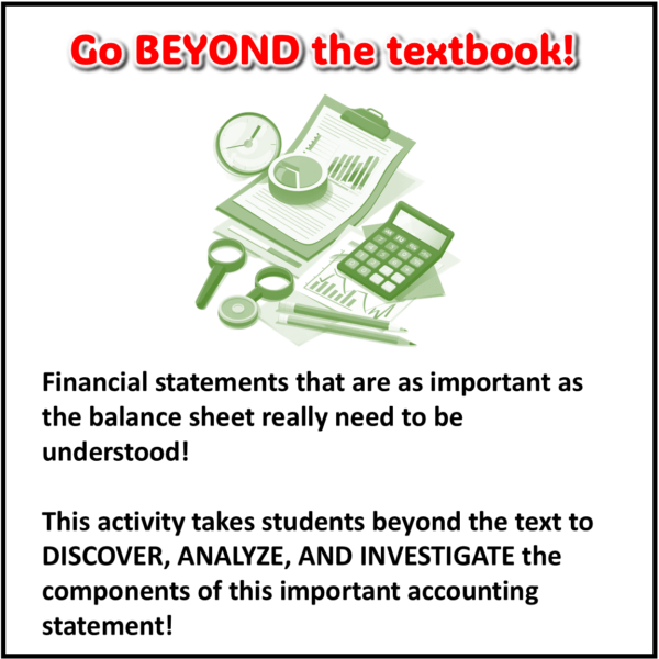 Balance Sheet Introduction lesson