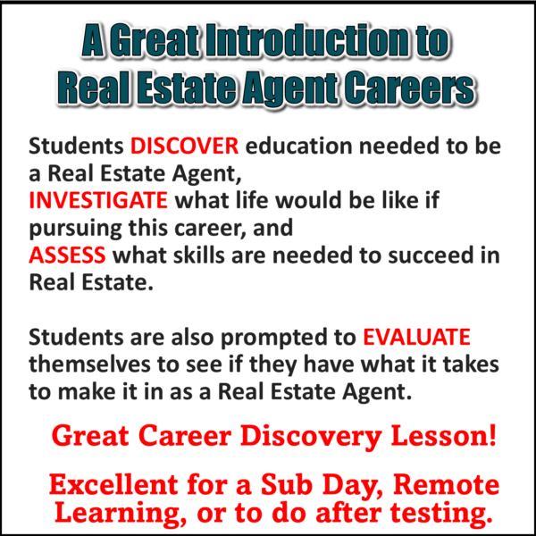 Real Estate Agent Career Lesson