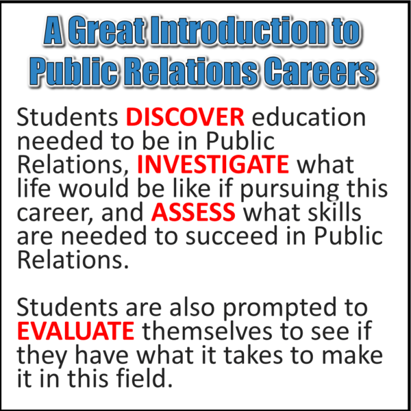 Public Relations Career Lesson