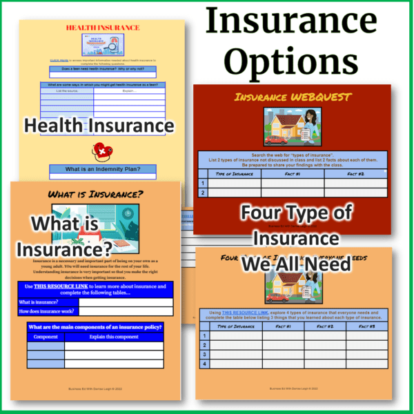 Insurance Personal Finance Unit