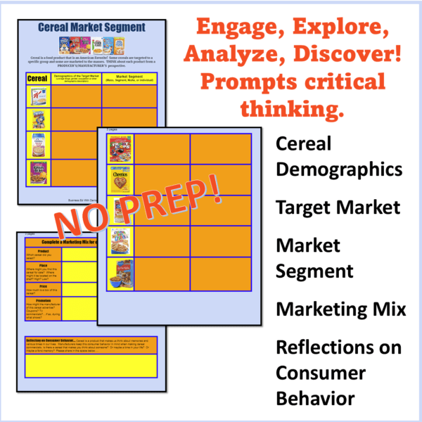 Cereal Marketing Basics Lesson