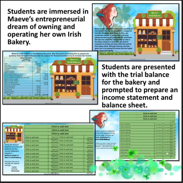 St. Patrick's Day Accounting Lesson