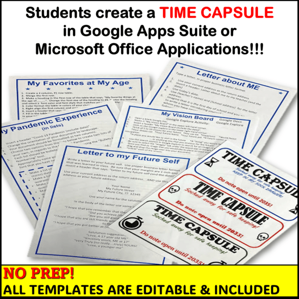 Time Capsule Computer Applications project