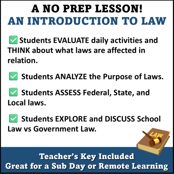 Intro to Law Lesson