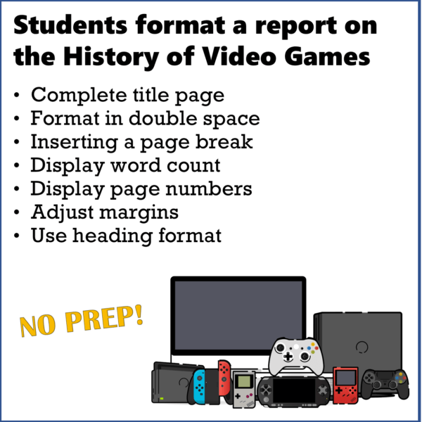 Google Docs Formatting Lesson