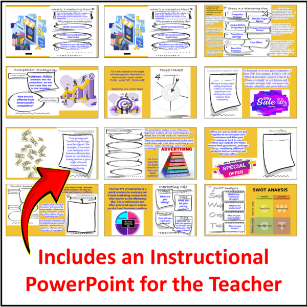 Marketing Plan Template lesson