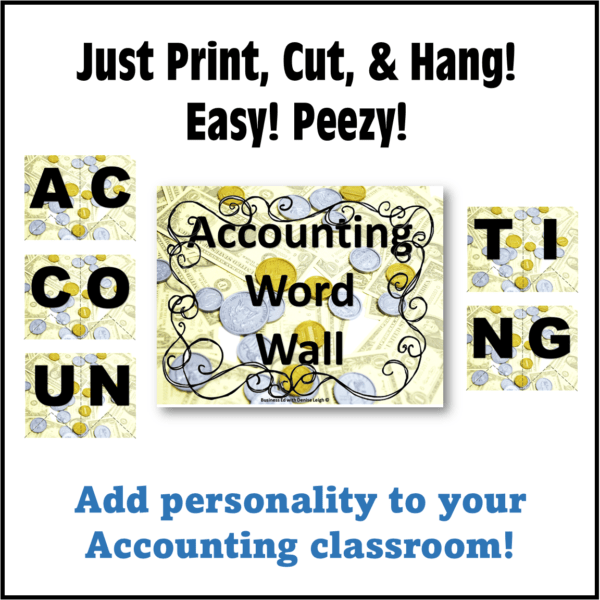 Accounting Word Wall