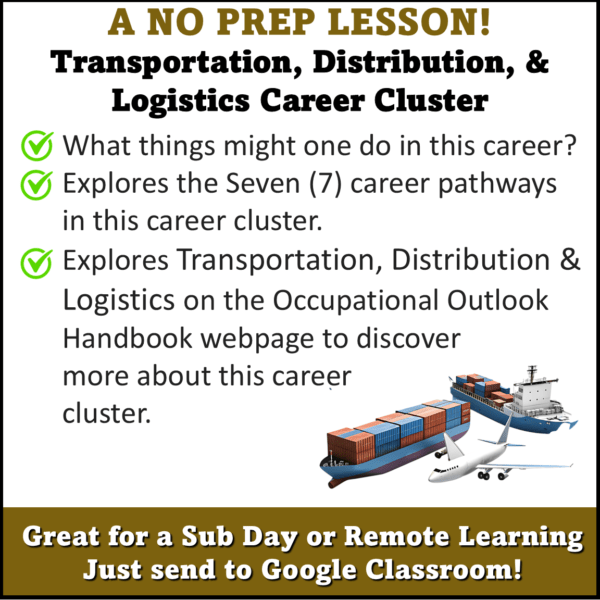 Transportation, Distribution & Logistics Career Cluster lesson