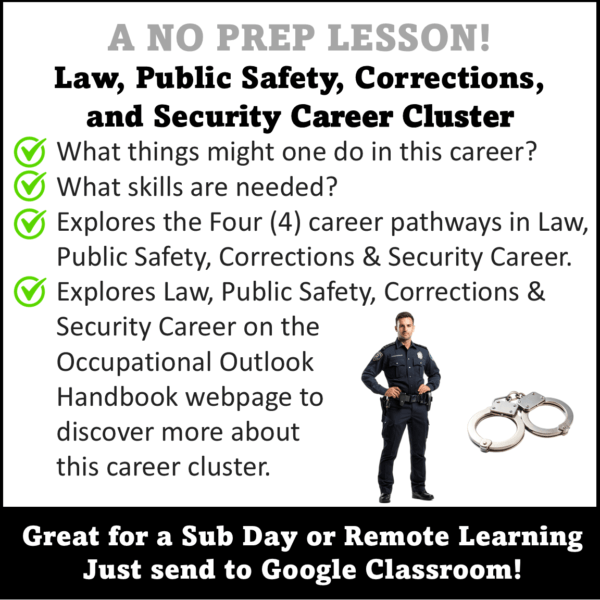 Law, Public Safety, Corrections & Security Career Career Cluster lesson