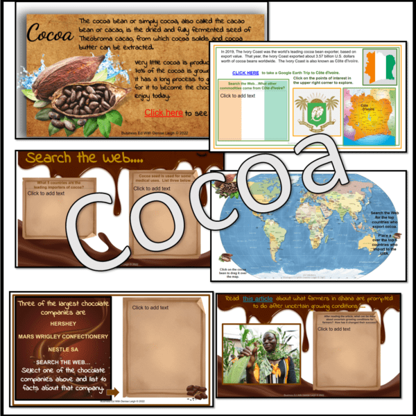 International Business Case Study Activity on COCOA