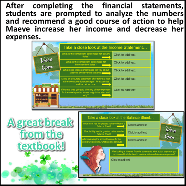 St. Patrick's Day Accounting Lesson