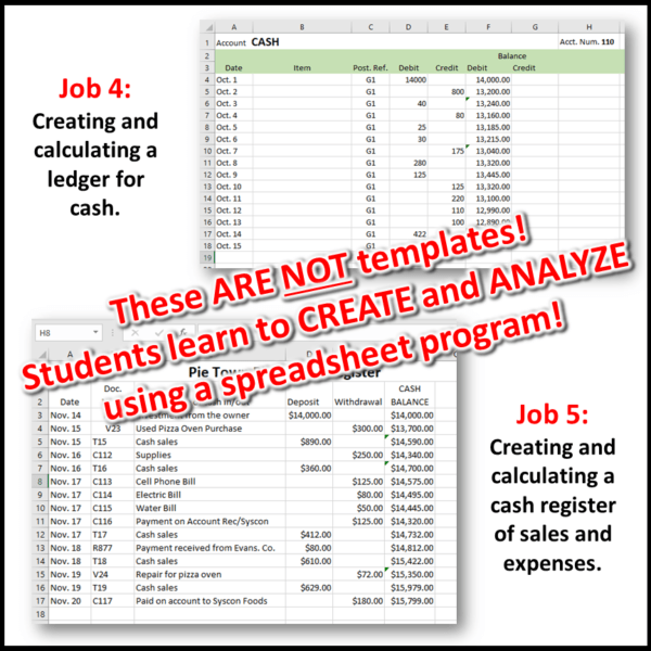 Accounting Excel Activities