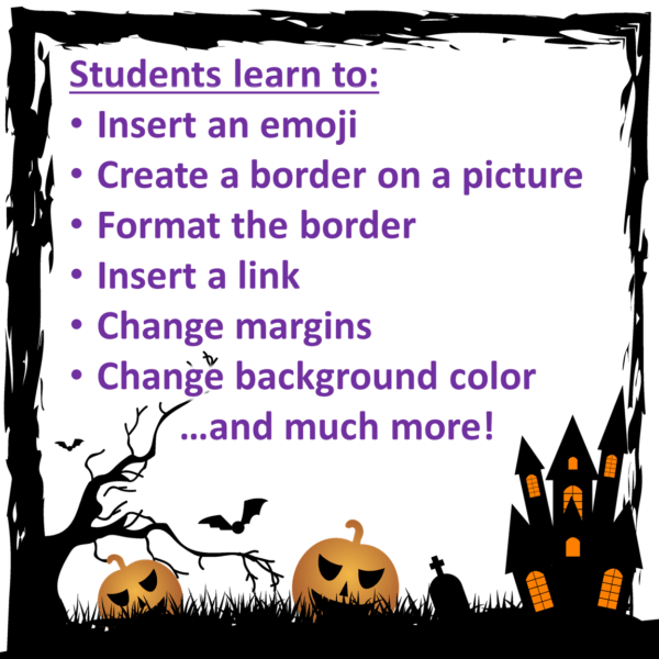 Halloween Google Doc Activity