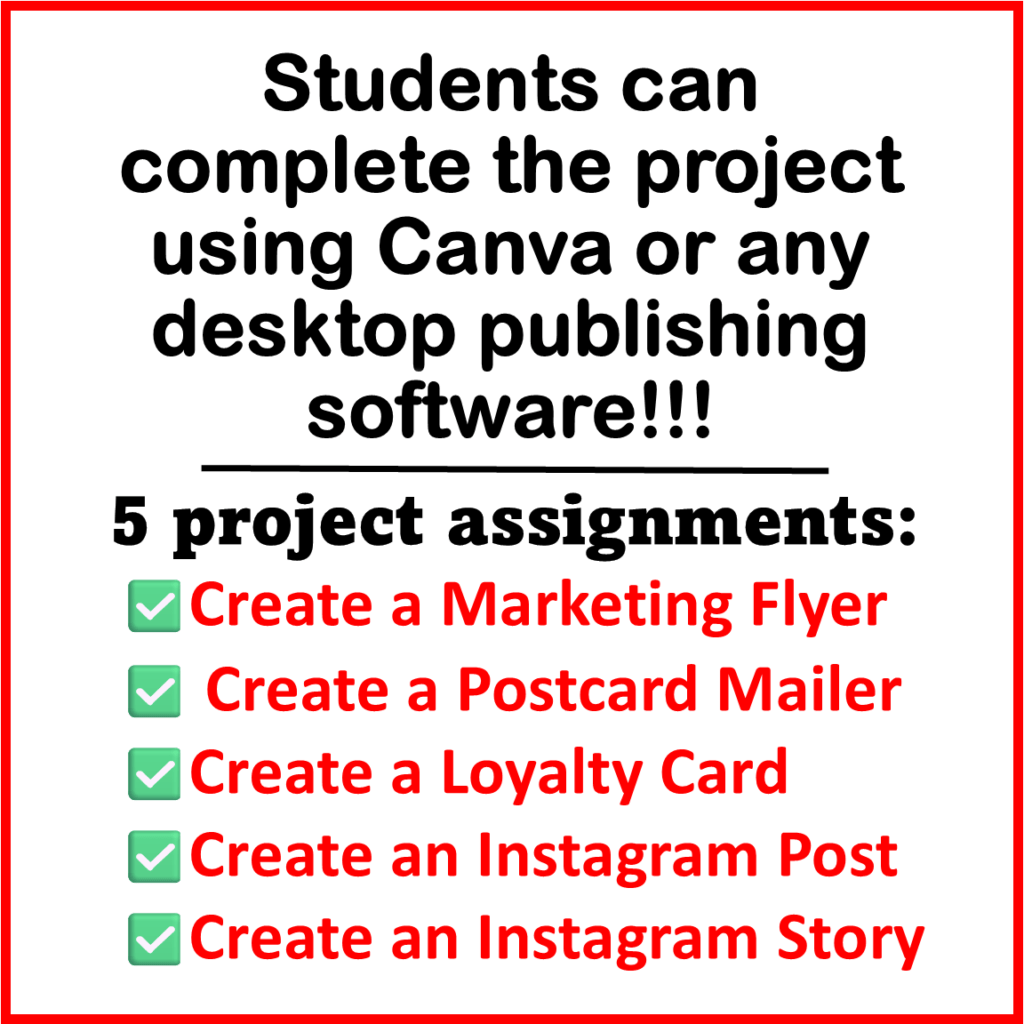 Christmas Computer Applications Class Fun Project - Desktop Publishing ...