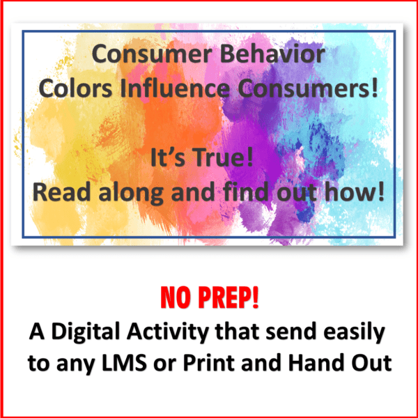 Consumer Behavior Color and Logo activity