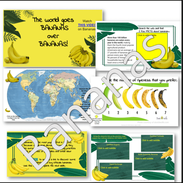 International Business Case Study Activity on BANANAS