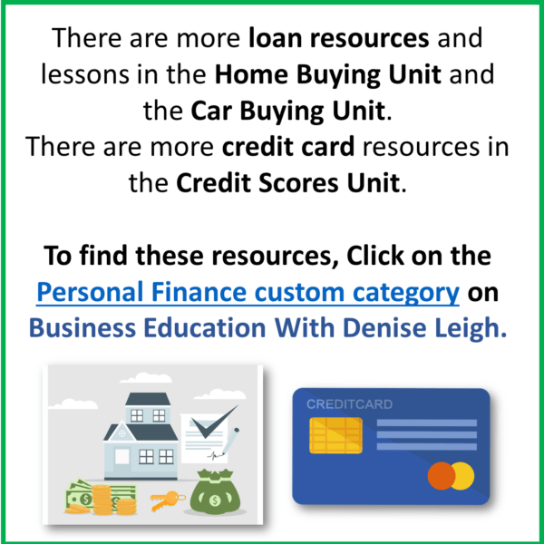 Loans and Credit Cards Unit