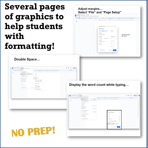 Google Docs Formatting Lesson