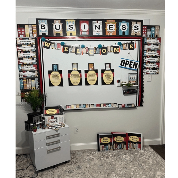 Business Education Class Bulletin Board & Classroom Décor Set | Back to School - Image 5