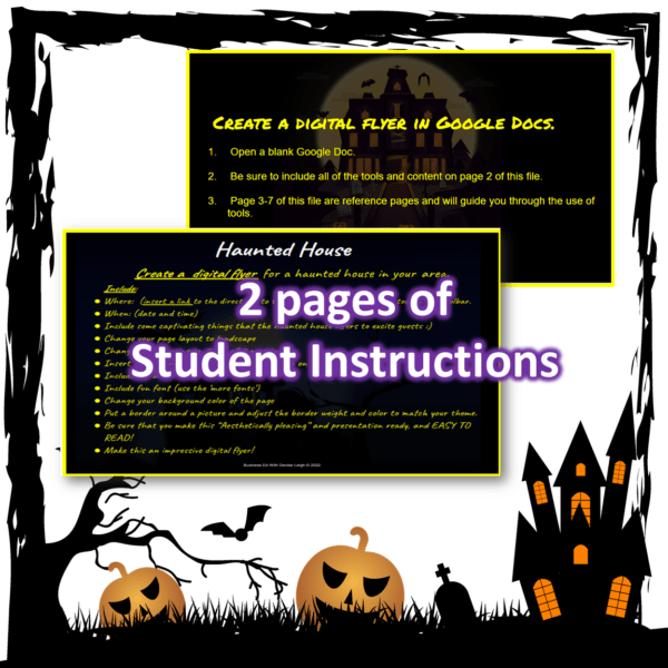 Halloween Google Doc Activity