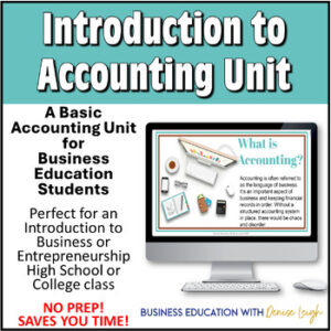 Introduction to Accounting Lesson Unit