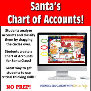 Christmas Chart of Accounts