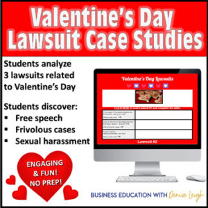 Valentine's Day business law case studies